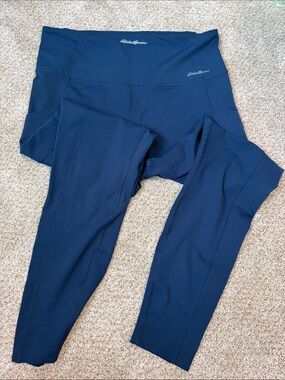 Eddie Bauer Dark Blue High-Rise Performance Leggings